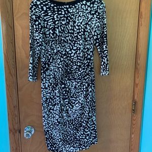Adrianna Papell 3/4 Sleeve Knee Length Dress: 6P